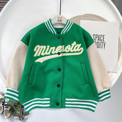 Children's Clothing Boys All - match Korean Baseball Uniform Jacket - SMARTMARTNZ