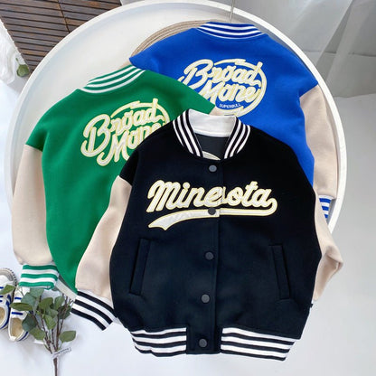 Children's Clothing Boys All - match Korean Baseball Uniform Jacket - SMARTMARTNZ