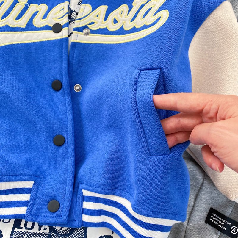 Children's Clothing Boys All - match Korean Baseball Uniform Jacket - SMARTMARTNZ