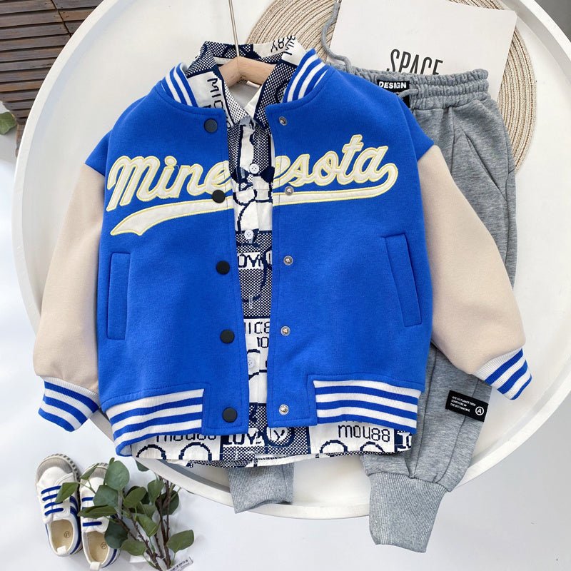 Children's Clothing Boys All - match Korean Baseball Uniform Jacket - SMARTMARTNZ