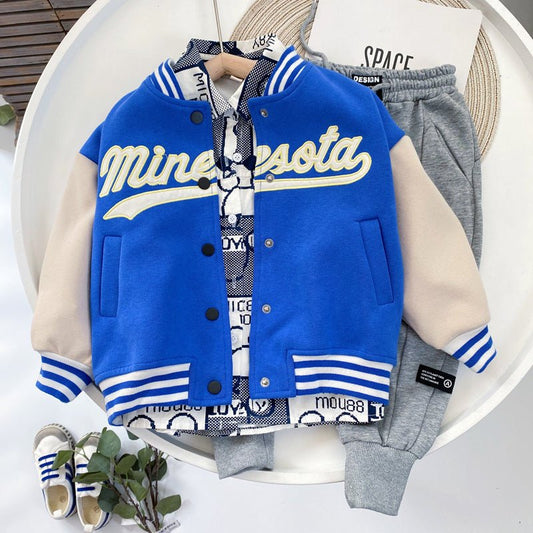 Children's Clothing Boys All - match Korean Baseball Uniform Jacket - SMARTMARTNZ