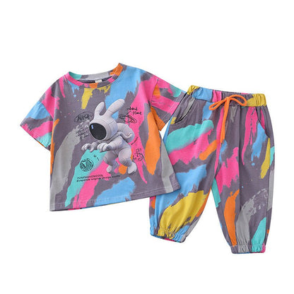 Children's Clothing, Boys, Summer Suits, Children, Boys, Sports, Foreign - style Clothes, Net Red Tide - SMARTMARTNZ