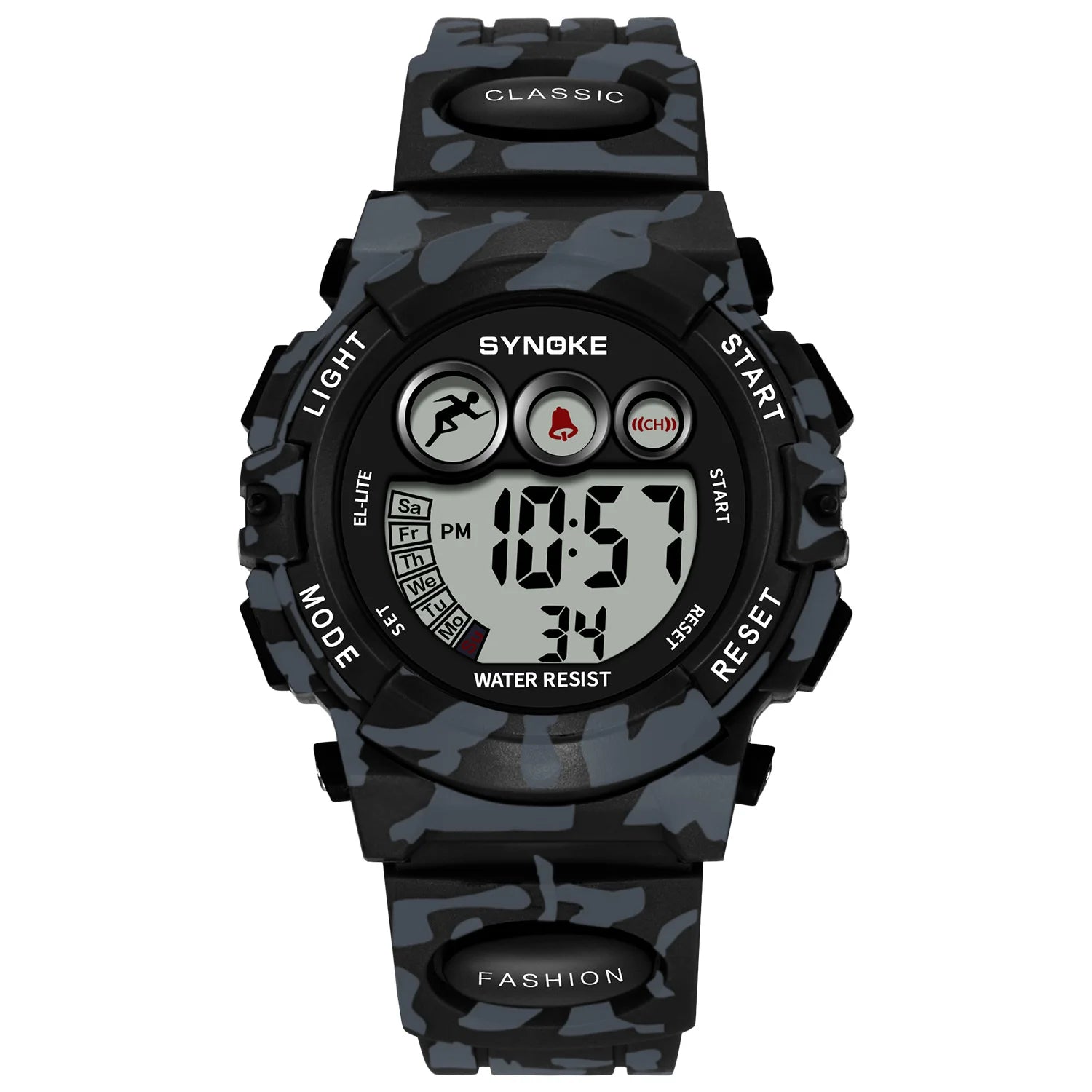 Children’s Digital Sport Watch – Boys Waterproof 50M Multifunction Alarm Outdoor Wristwatch (3–15 Years) - SMARTMARTNZ