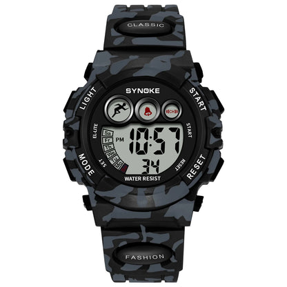 Children’s Digital Sport Watch – Boys Waterproof 50M Multifunction Alarm Outdoor Wristwatch (3–15 Years) - SMARTMARTNZ