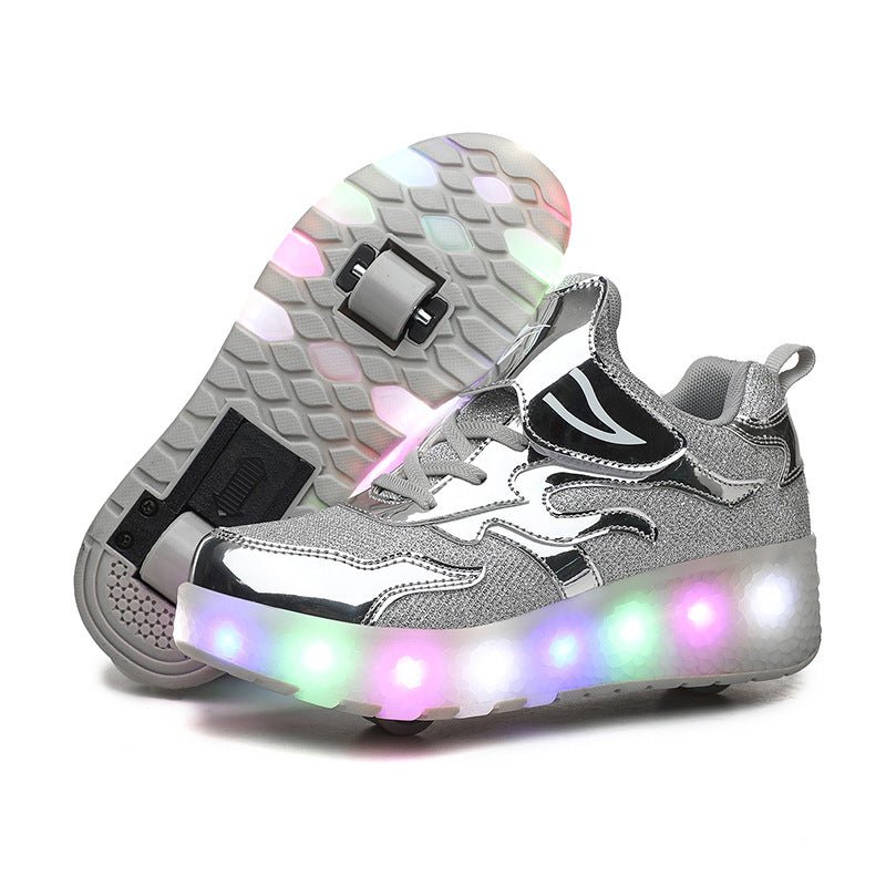 Children's Wheel Shoes LED Light Emitting Charging Children's Lamp Shoes - SMARTMARTNZ