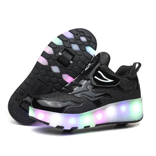 Children's Wheel Shoes LED Light Emitting Charging Children's Lamp Shoes - SMARTMARTNZ
