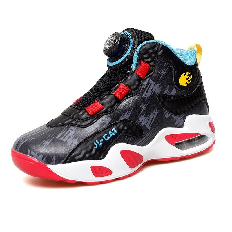 Cushion Basketball Rotating Button Running Shoes - SMARTMARTNZ