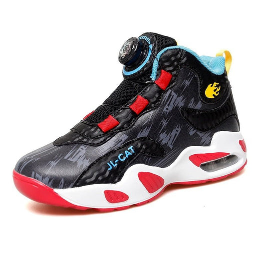 Cushion Basketball Rotating Button Running Shoes - SMARTMARTNZ
