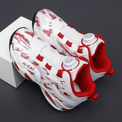 Cushion Basketball Rotating Button Running Shoes - SMARTMARTNZ