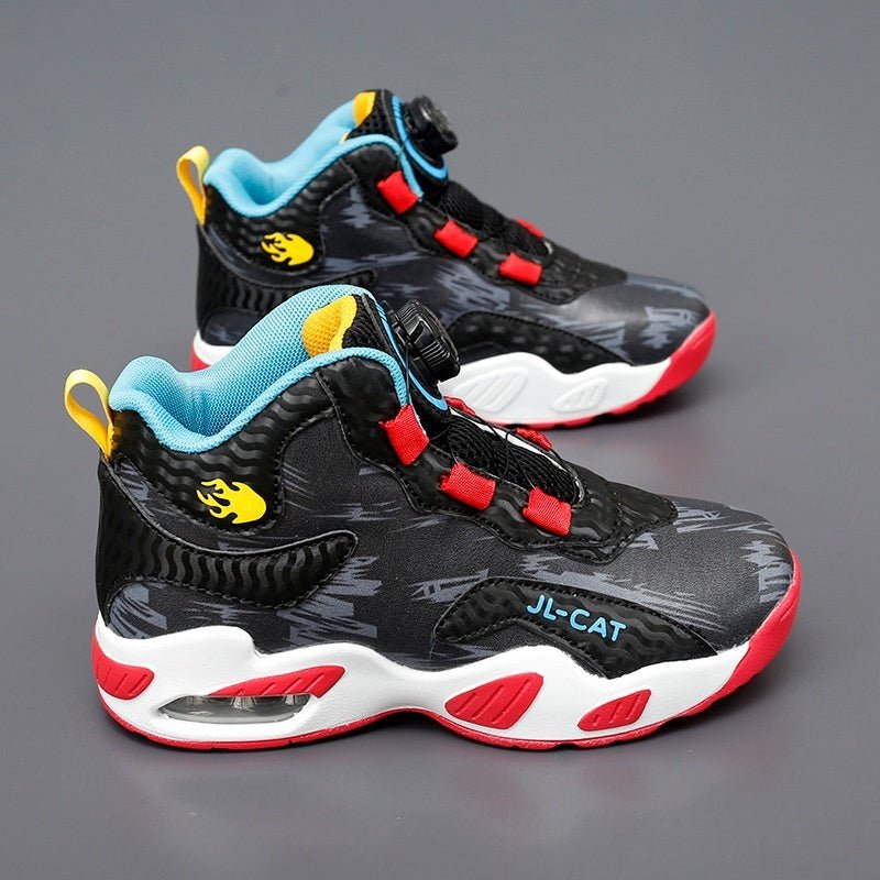 Cushion Basketball Rotating Button Running Shoes - SMARTMARTNZ