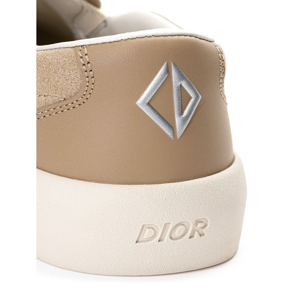 Dior Beige Leather Sneaker - SMARTMARTNZ