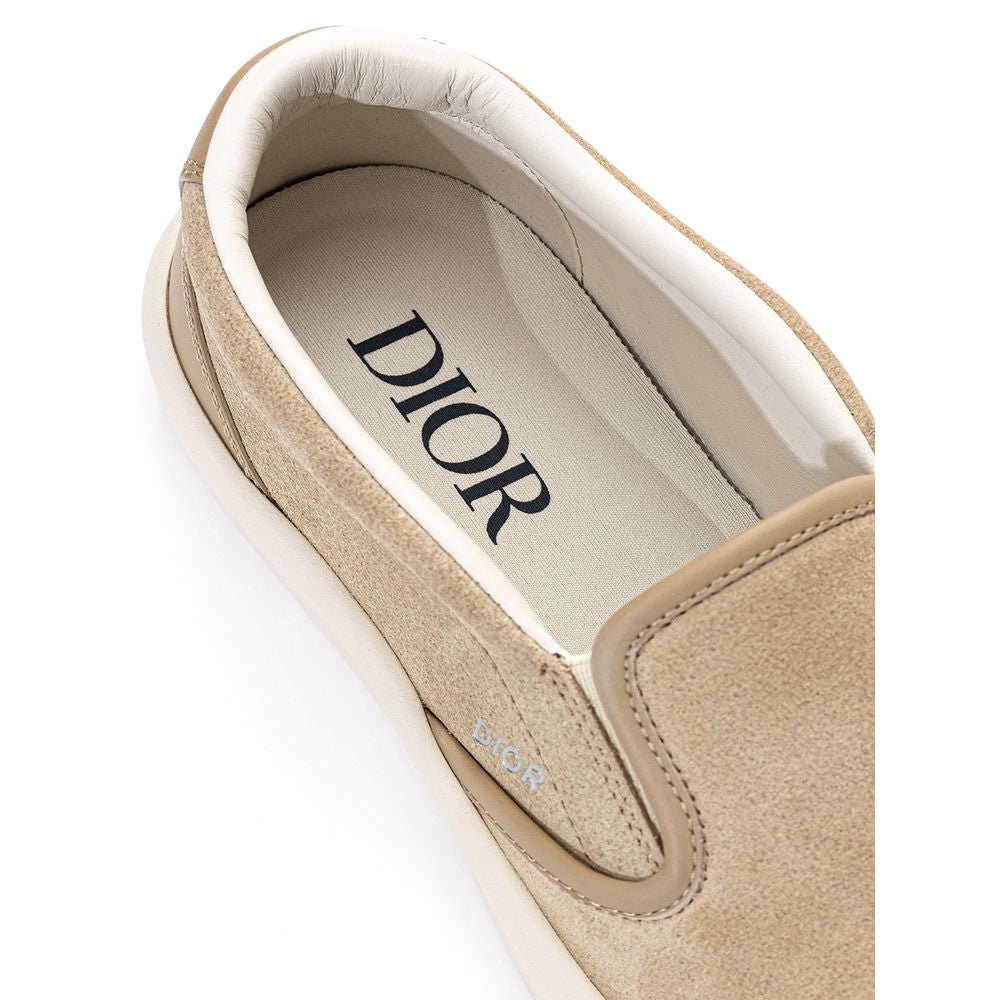 Dior Beige Leather Sneaker - SMARTMARTNZ