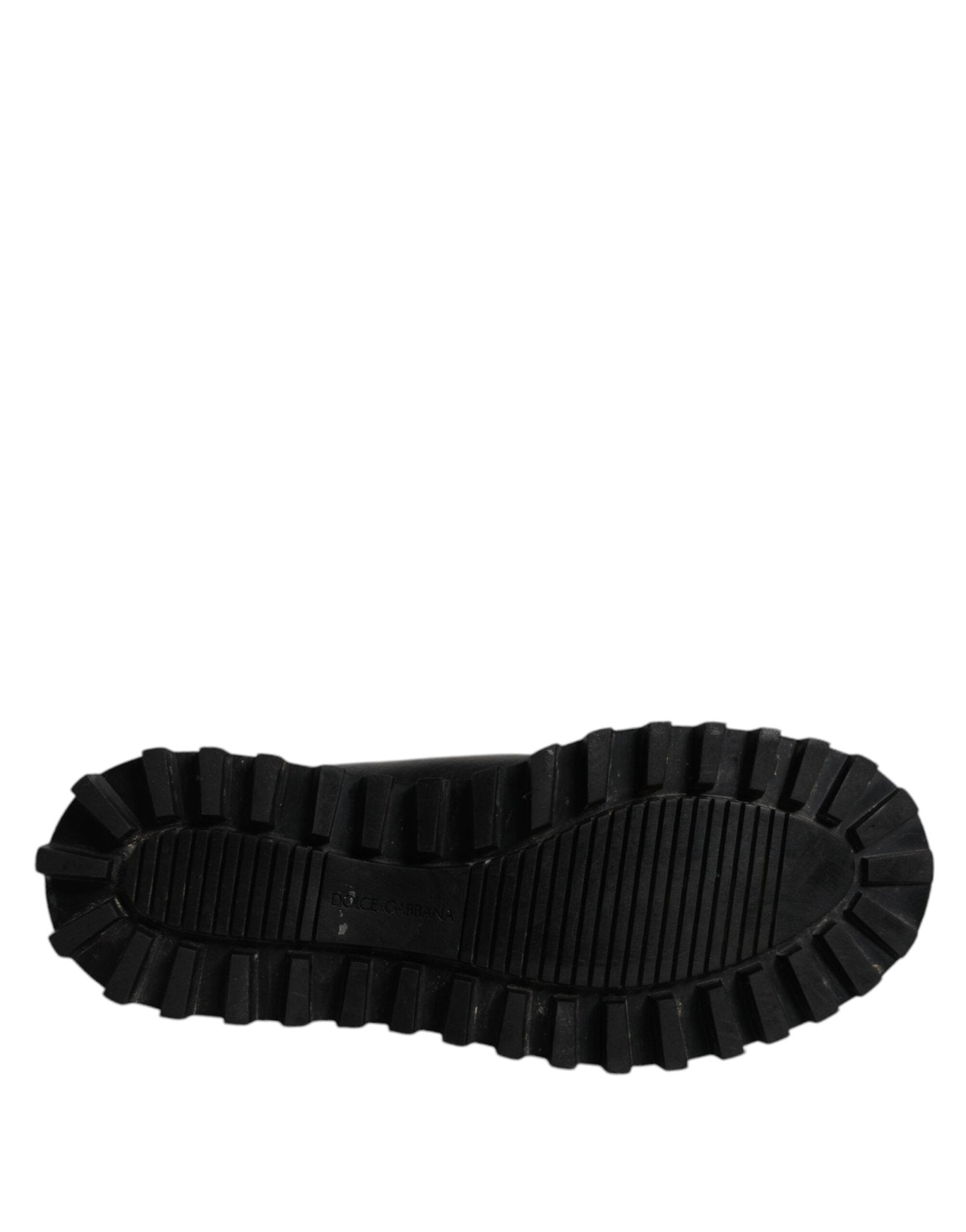 Dolce & Gabbana Black DG Logo Horse Sock Ankle Boots Shoes - SMARTMARTNZ