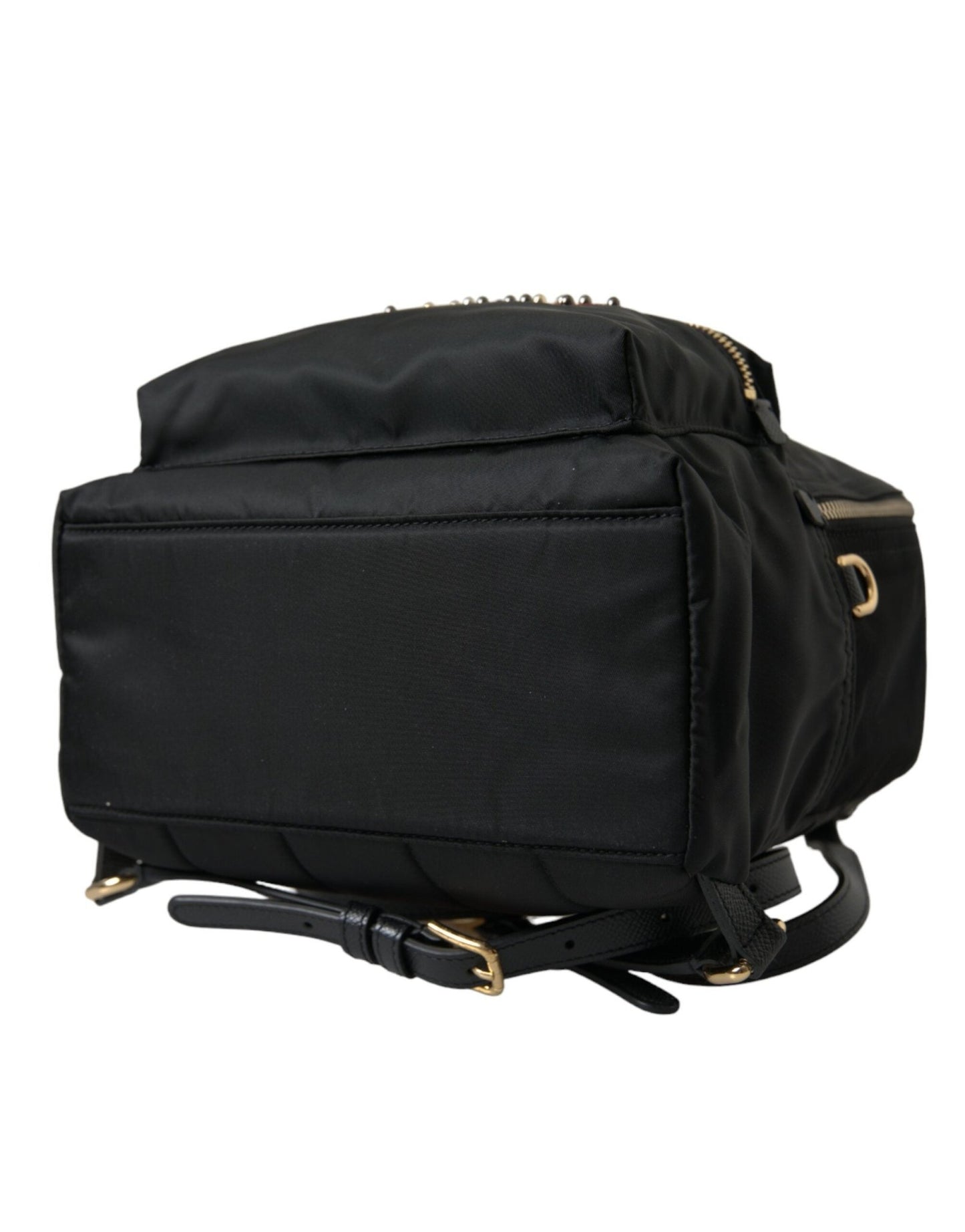 Dolce & Gabbana Black DGFAMILY Embellished Backpack VULCANO Bag - SMARTMARTNZ