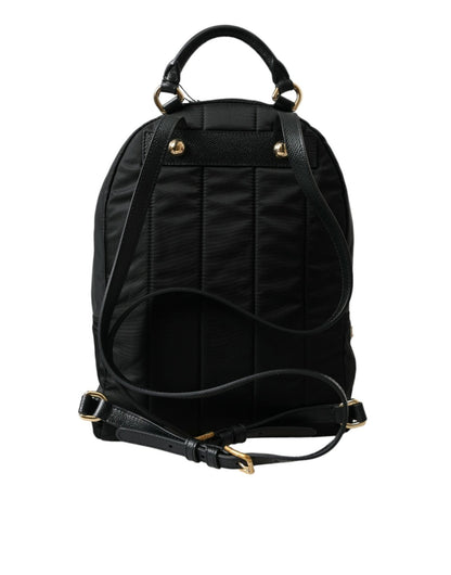 Dolce & Gabbana Black DGFAMILY Embellished Backpack VULCANO Bag - SMARTMARTNZ