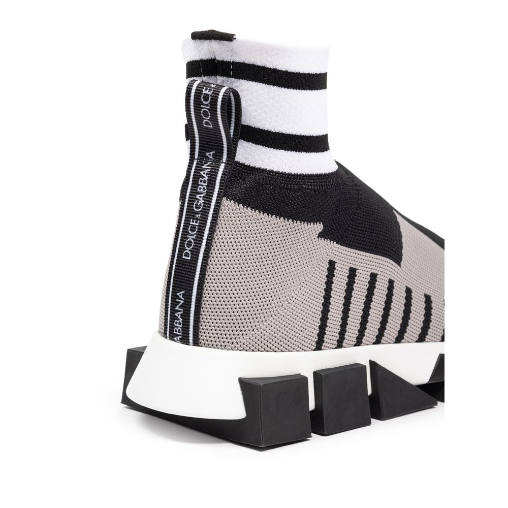Dolce & Gabbana Black Fabric Sneaker - SMARTMARTNZ