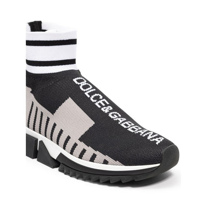 Dolce & Gabbana Black Fabric Sneaker - SMARTMARTNZ