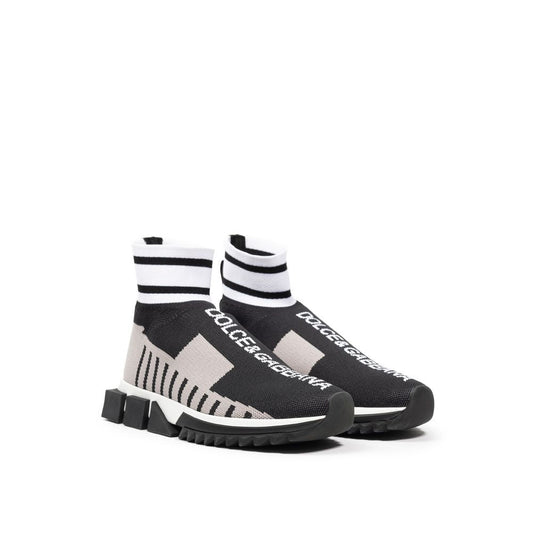Dolce & Gabbana Black Fabric Sneaker - SMARTMARTNZ