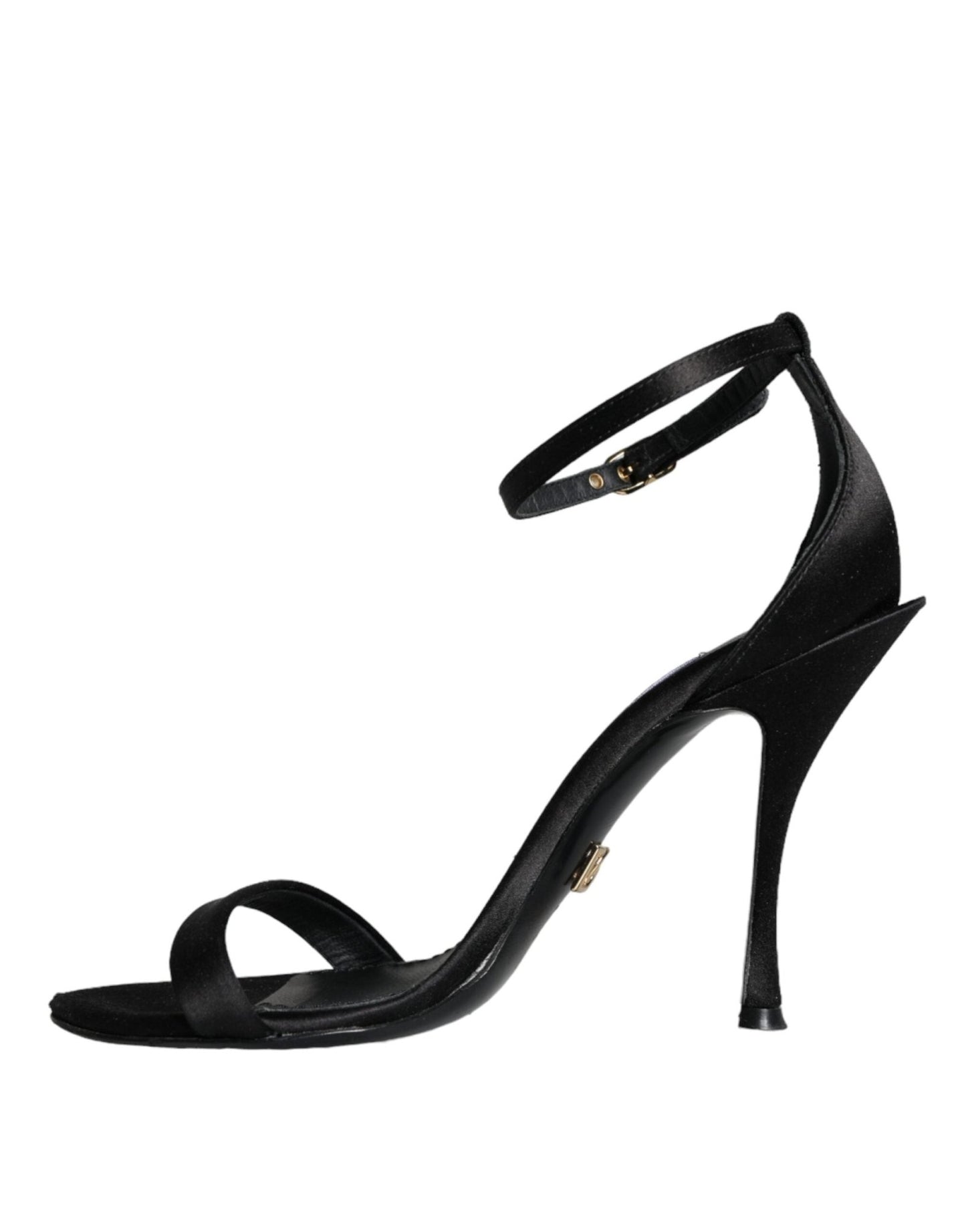 Dolce & Gabbana Black KEIRA Heels Ankle Strap Sandals Shoes - SMARTMARTNZ