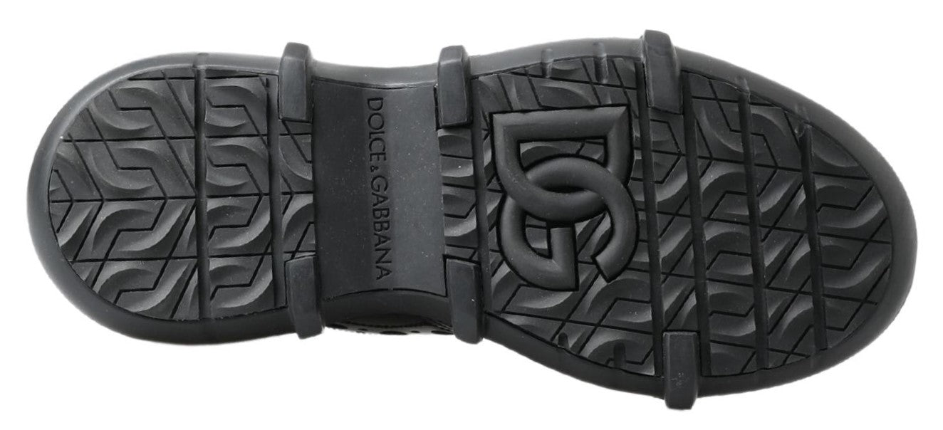 Dolce & Gabbana Black Leather Ankle Casual Boots - SMARTMARTNZ