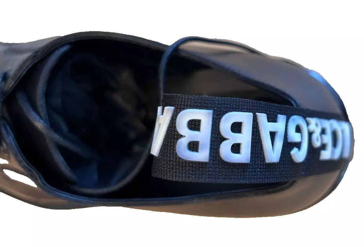 Dolce & Gabbana Black Leather Derby Dress Shoes - SMARTMARTNZ