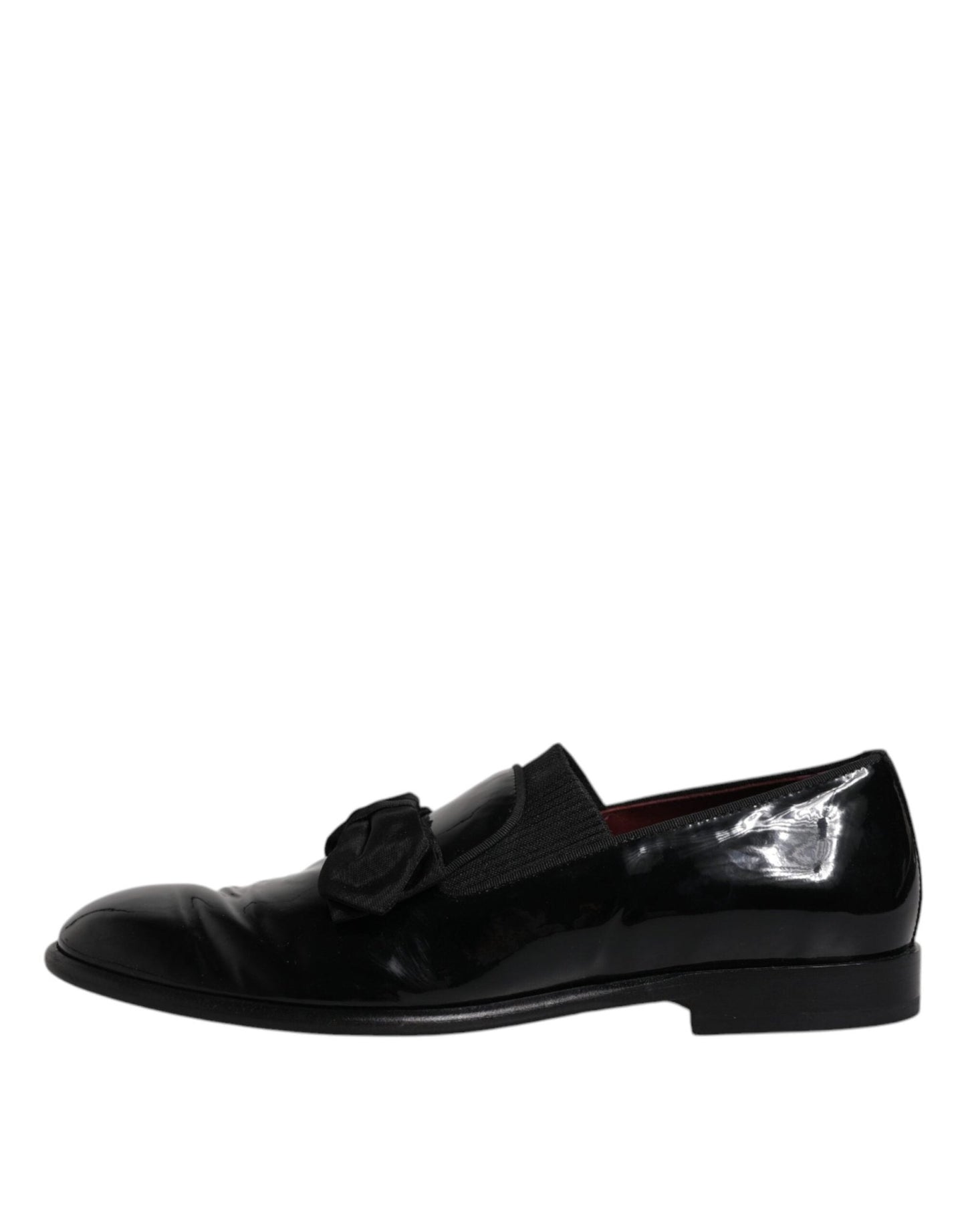 Dolce & Gabbana Black Leather Loafers Men Formal Dress Shoes - SMARTMARTNZ