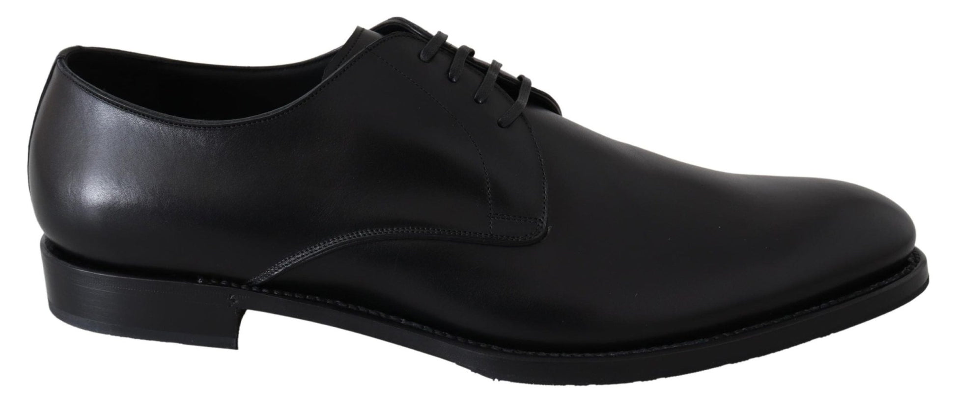 Dolce & Gabbana Black Leather SARTORIA Hand Made Shoes - SMARTMARTNZ