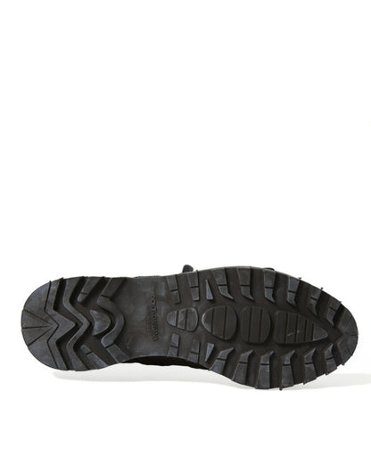 Dolce & Gabbana Black Leather Strap Men Ankle Boots Shoes - SMARTMARTNZ