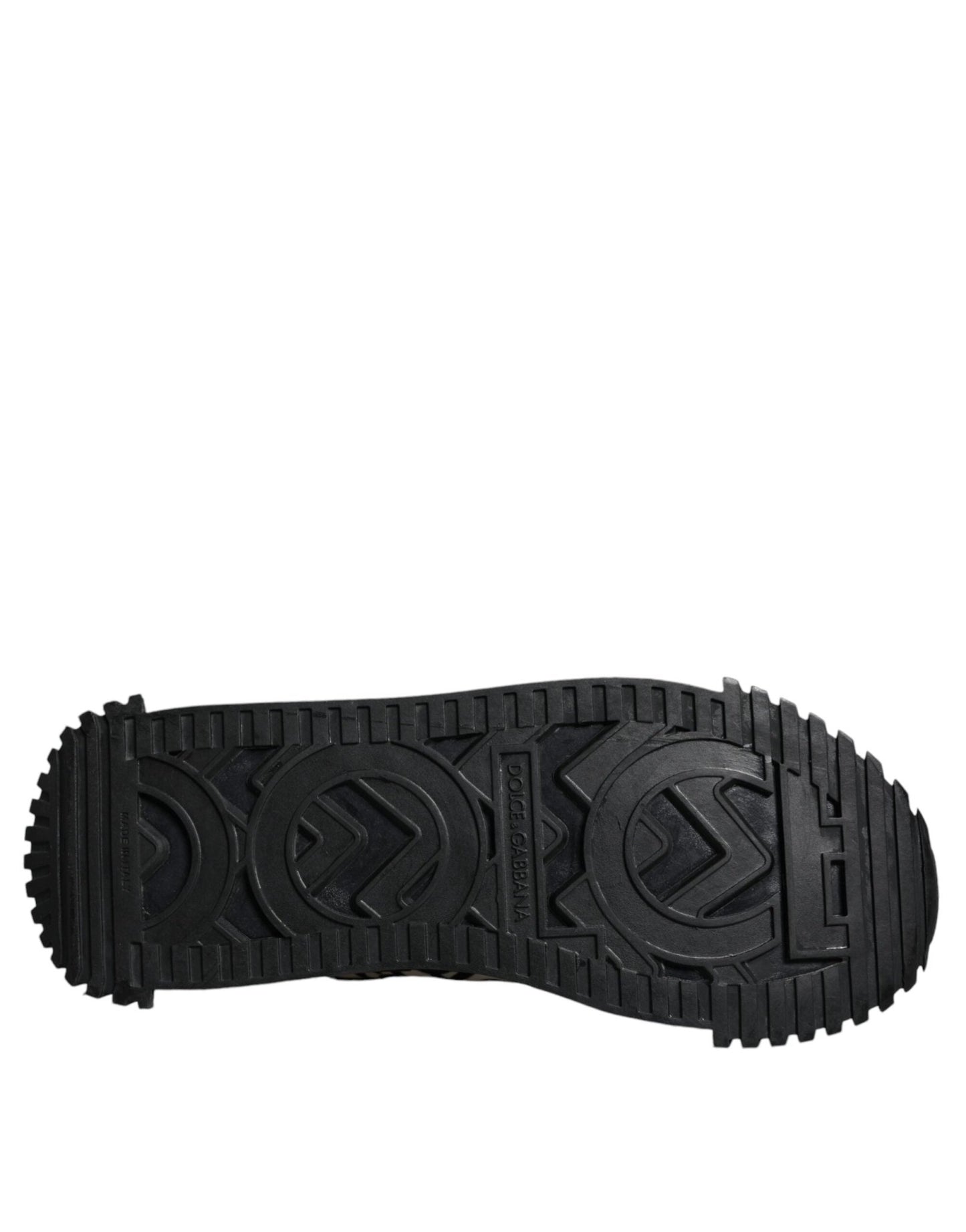 Dolce & Gabbana Black Logo Lace Up Low Top NS1 Sneakers Shoes - SMARTMARTNZ