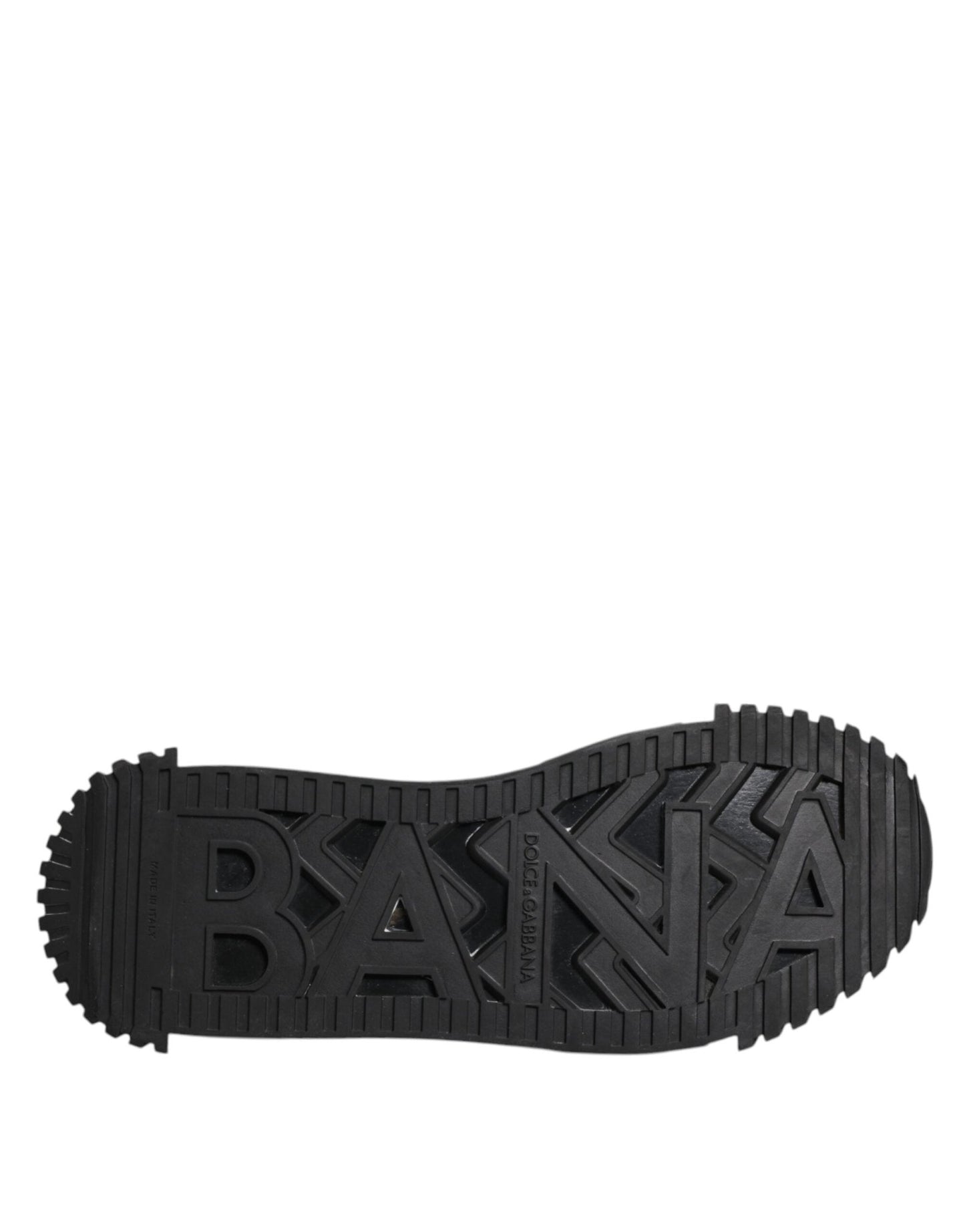 Dolce & Gabbana Black Logo Nylon Low Top NS1 Sneakers Shoes - SMARTMARTNZ