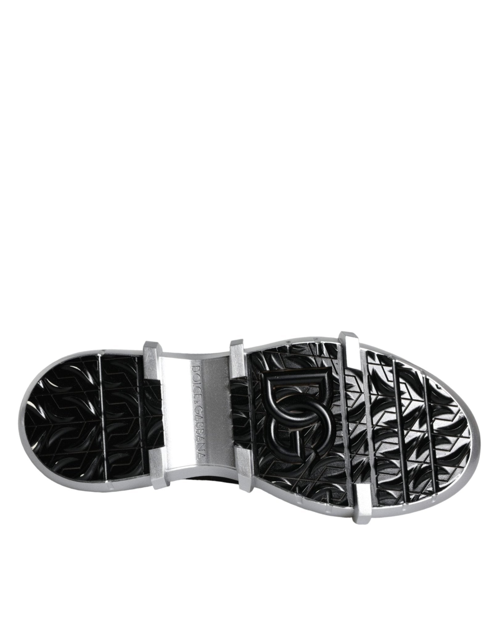 Dolce & Gabbana Black Nylon Galileo High Top Sneakers Shoes - SMARTMARTNZ