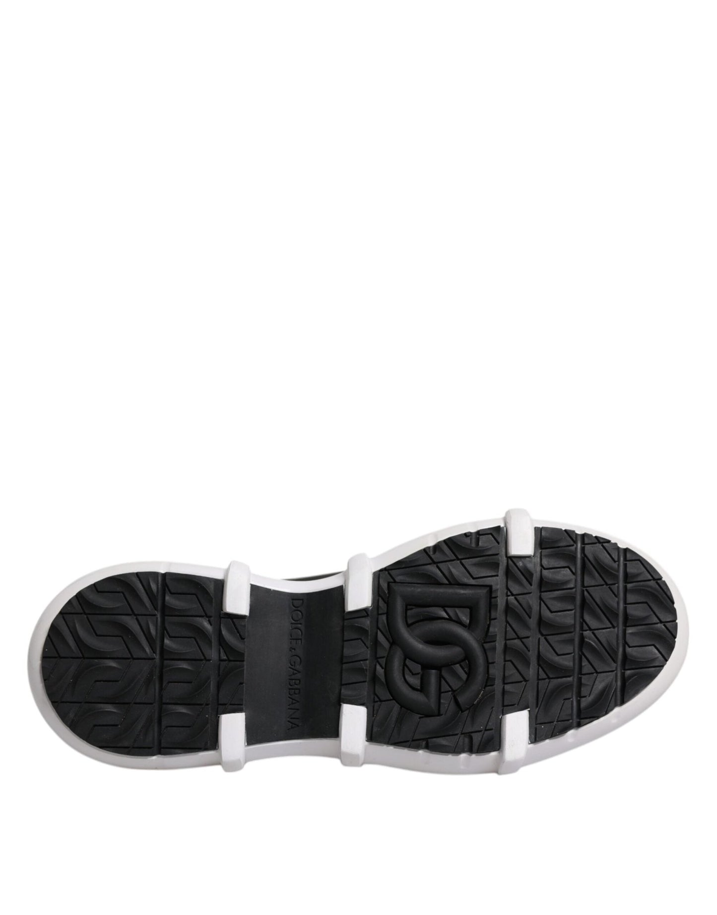 Dolce & Gabbana Black Nylon Galileo High Top Sneakers Shoes - SMARTMARTNZ