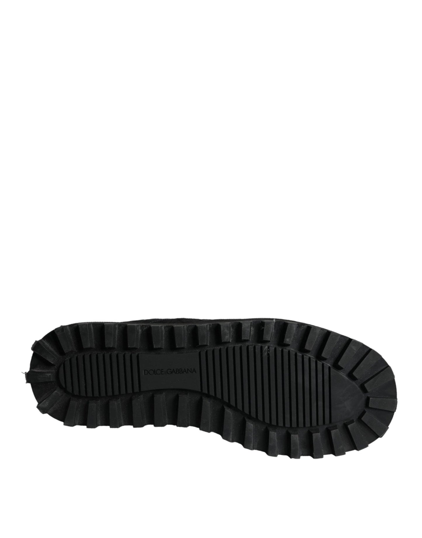 Dolce & Gabbana Black Nylon Padded Mid Calf Men Boots Shoes - SMARTMARTNZ