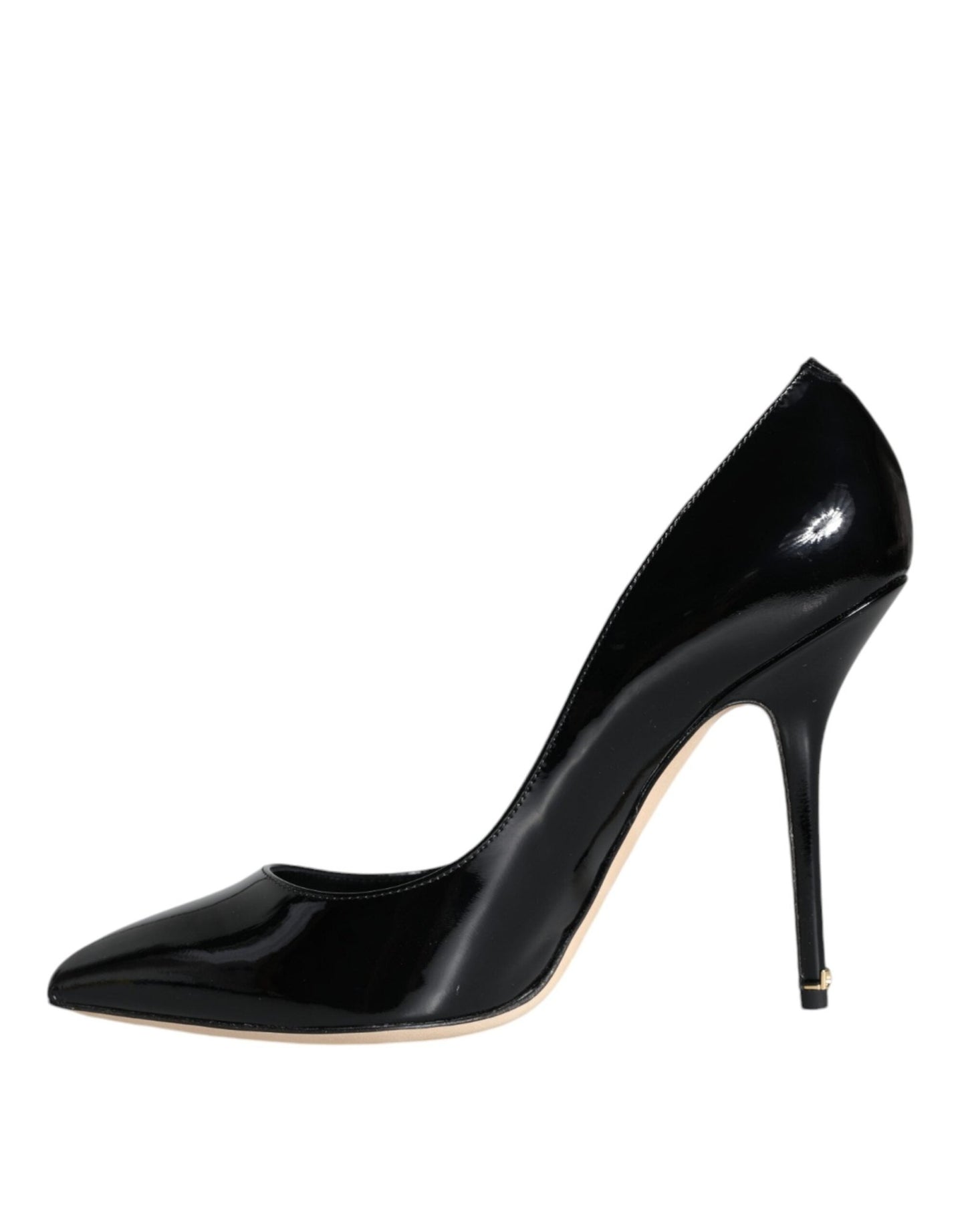 Dolce & Gabbana Black Patent Leather Bellucci Pumps Heels Shoes - SMARTMARTNZ