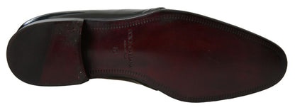 Dolce & Gabbana Black Patent Leather Formal Shoes - SMARTMARTNZ