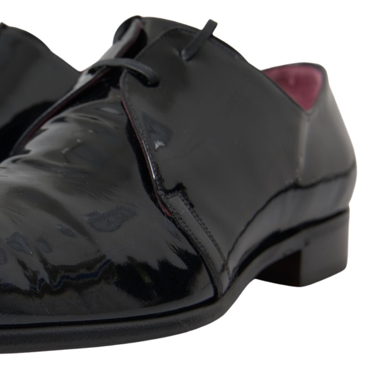 Dolce & Gabbana Black Patent Leather Formal Shoes - SMARTMARTNZ