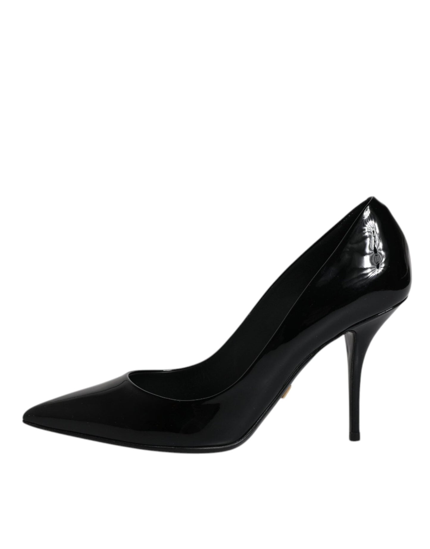 Dolce & Gabbana Black Patent Leather High Heels Pumps Shoes - SMARTMARTNZ