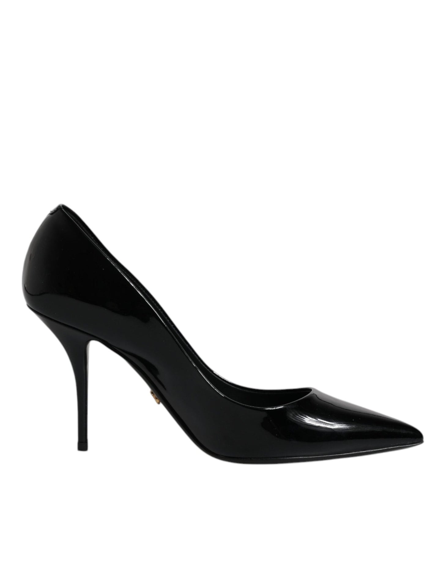Dolce & Gabbana Black Patent Leather High Heels Pumps Shoes - SMARTMARTNZ
