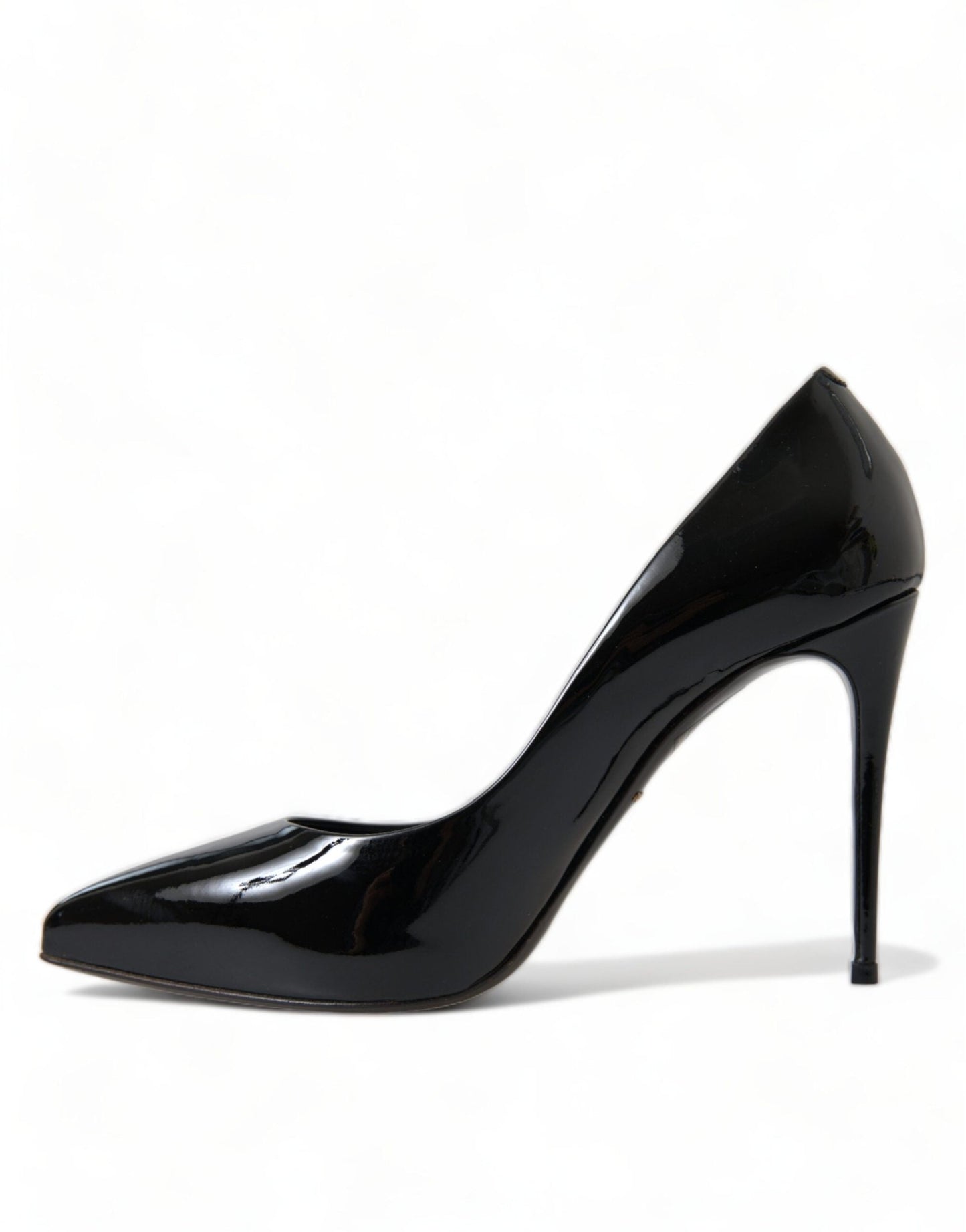 Dolce & Gabbana Black Patent Leather Pumps Heels Shoes - SMARTMARTNZ