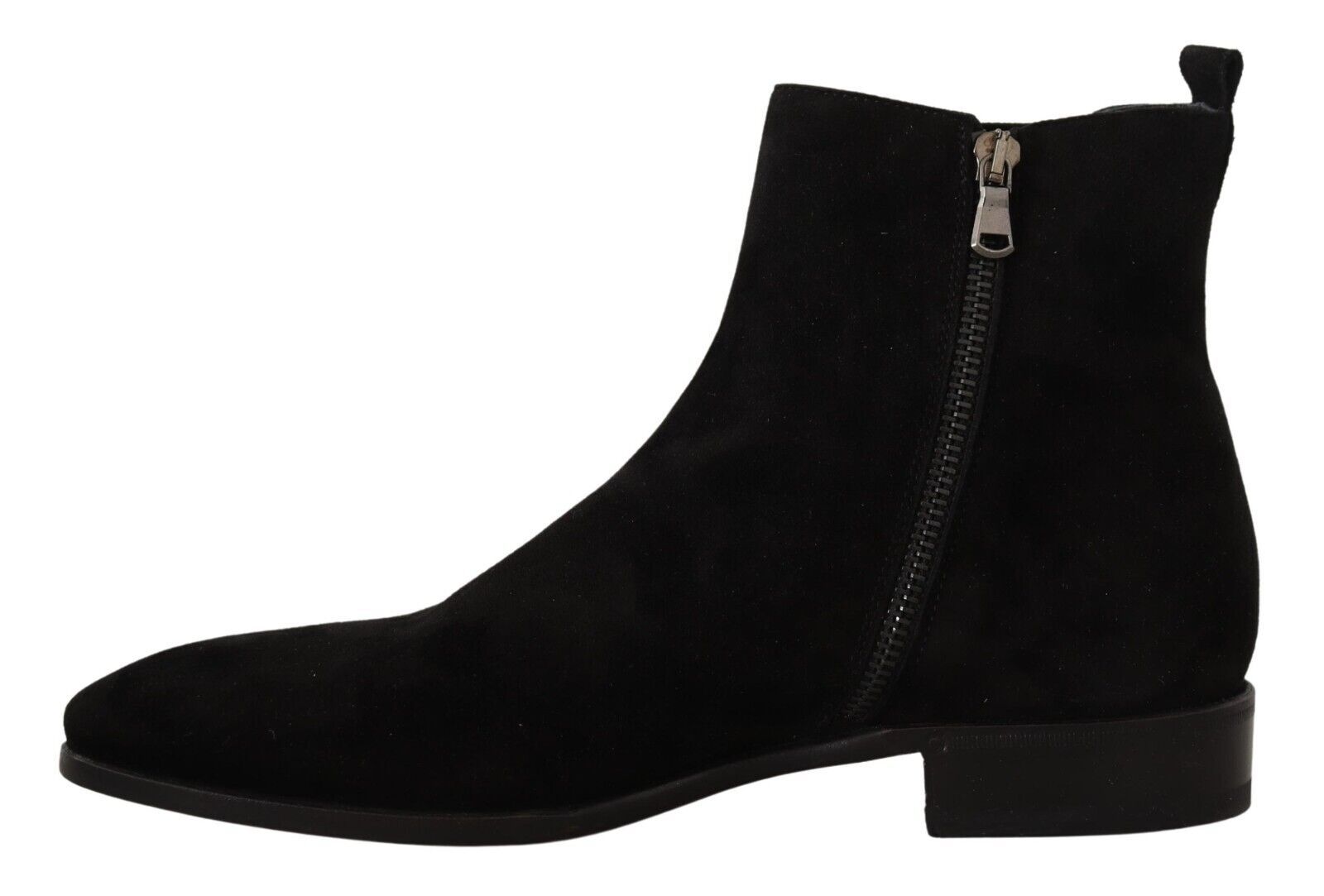 Dolce & Gabbana Black Suede Leather Chelsea Mens Boots Shoes - SMARTMARTNZ