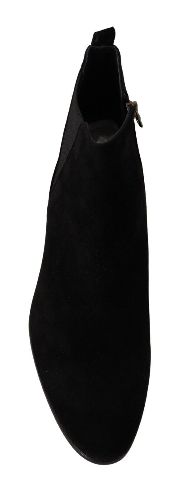 Dolce & Gabbana Black Suede Leather Chelsea Mens Boots Shoes - SMARTMARTNZ