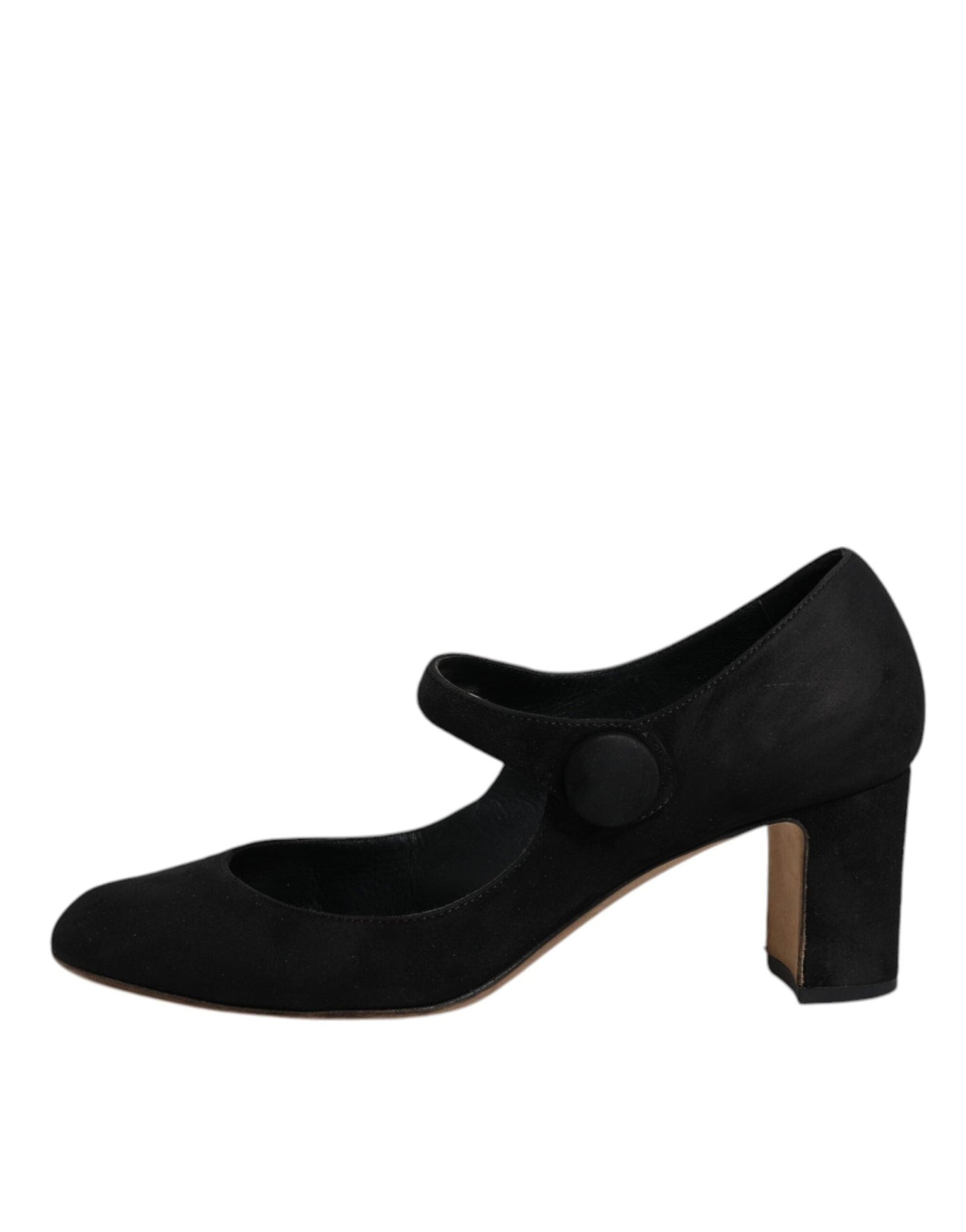 Dolce & Gabbana Black Suede Leather KEIRA Heels Pumps Shoes - SMARTMARTNZ
