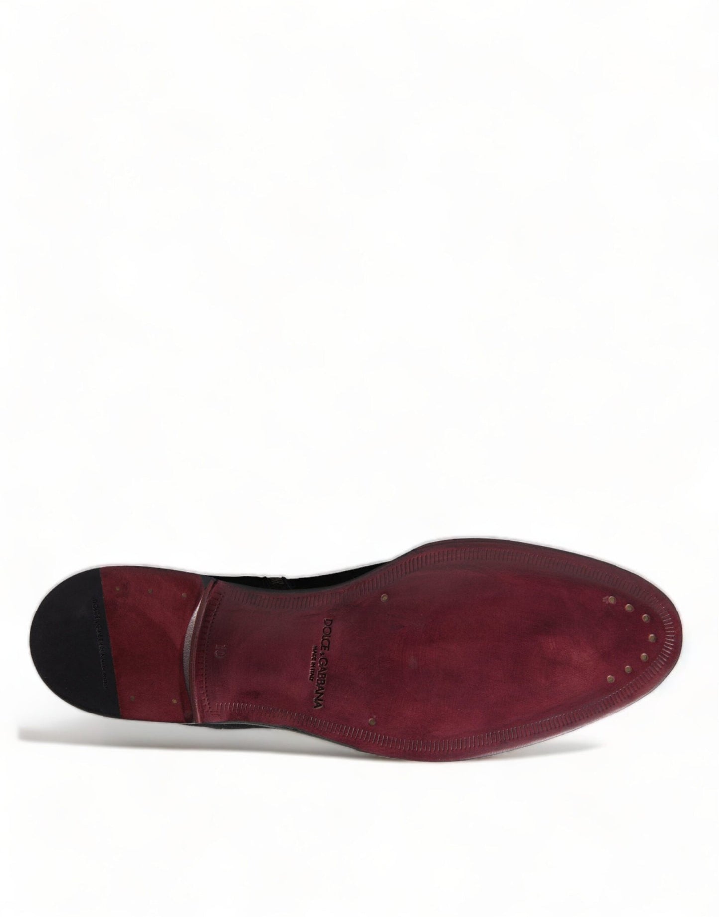Dolce & Gabbana Black Suede Leather Mid Calf Men Boots Shoes - SMARTMARTNZ