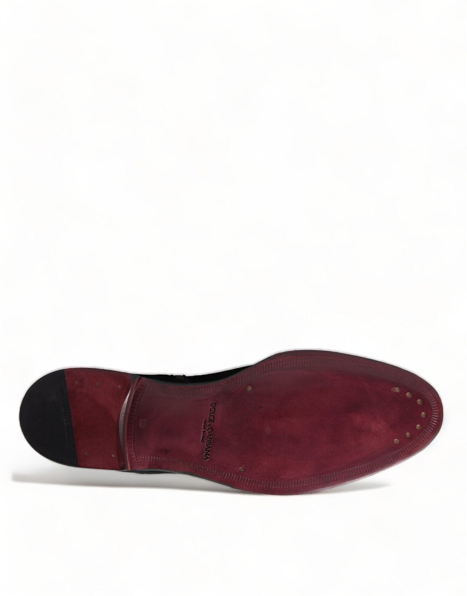 Dolce & Gabbana Black Suede Leather Mid Calf Men Boots Shoes - SMARTMARTNZ