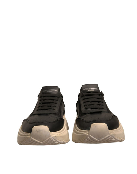 Dolce & Gabbana Black White Daymaster Low Top Sneakers Shoes - SMARTMARTNZ