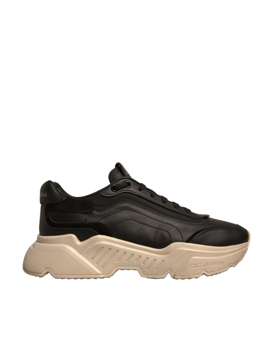 Dolce & Gabbana Black White Daymaster Low Top Sneakers Shoes - SMARTMARTNZ