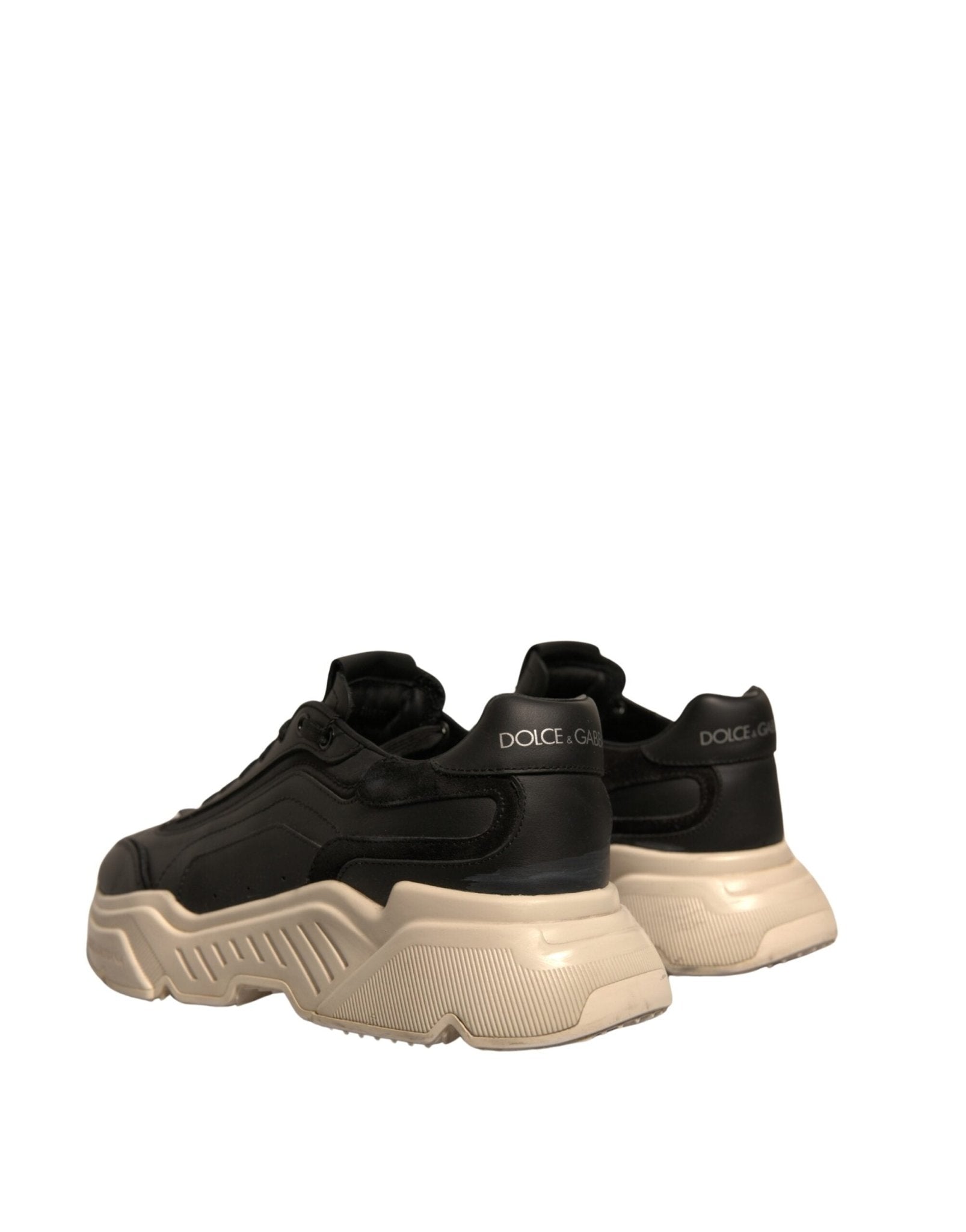 Dolce & Gabbana Black White Daymaster Low Top Sneakers Shoes - SMARTMARTNZ