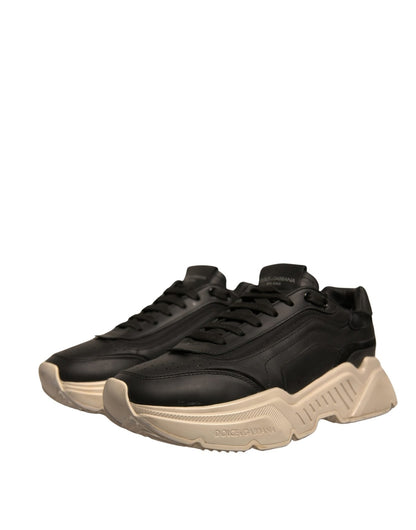 Dolce & Gabbana Black White Daymaster Low Top Sneakers Shoes - SMARTMARTNZ