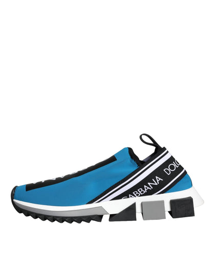 Dolce & Gabbana Blue Logo Low Top Sorrento Men Sneakers Shoes - SMARTMARTNZ