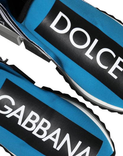 Dolce & Gabbana Blue Logo Low Top Sorrento Men Sneakers Shoes - SMARTMARTNZ